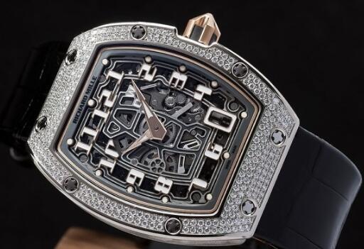 Richard Mille Replica Watch RM 067 Automatic Extra Flat RM 067-01 WG Diamond